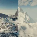 Real Frozen Mountains