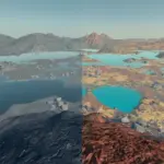 Vibrant Volcanic Biome