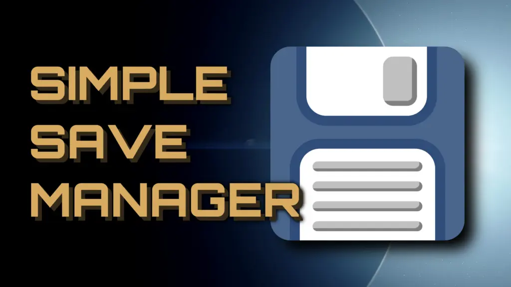 Simple Save Manager