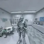 Doctor Who Cybus Cyberman Spacesuit Steel and Weathered V1.0