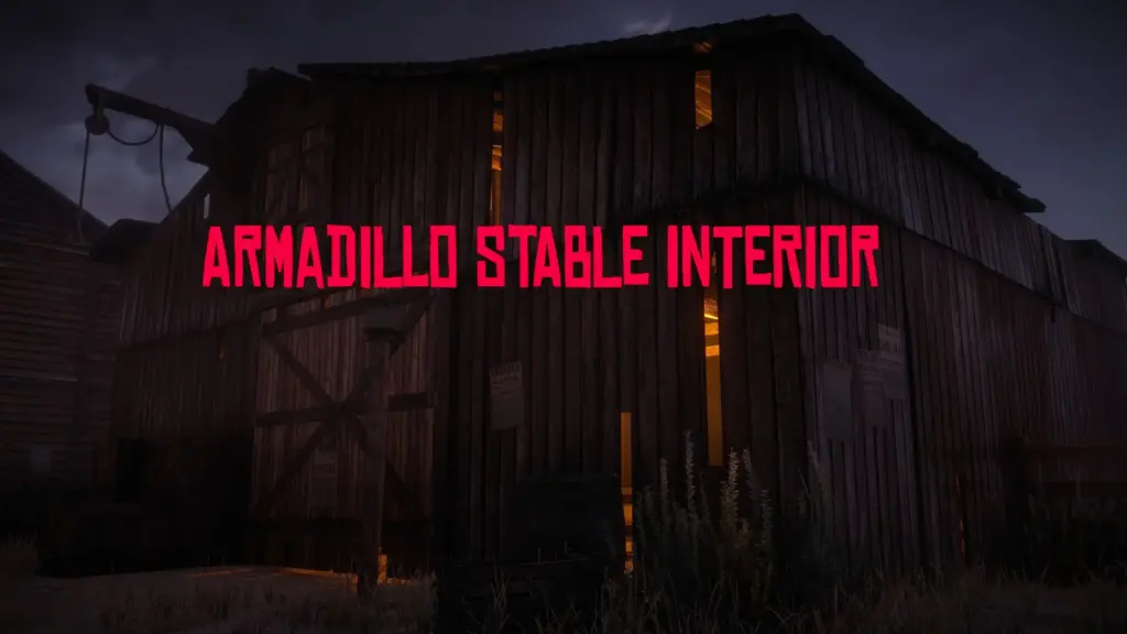 Armadillo Stable Interior V1.0.1