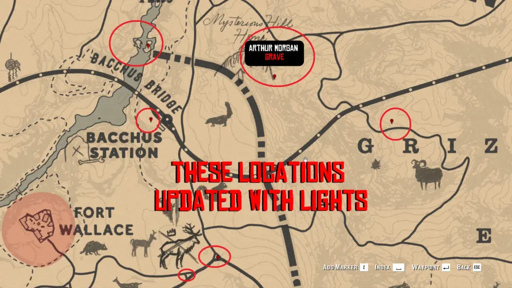 Arthur Morgan grave location update V1.0