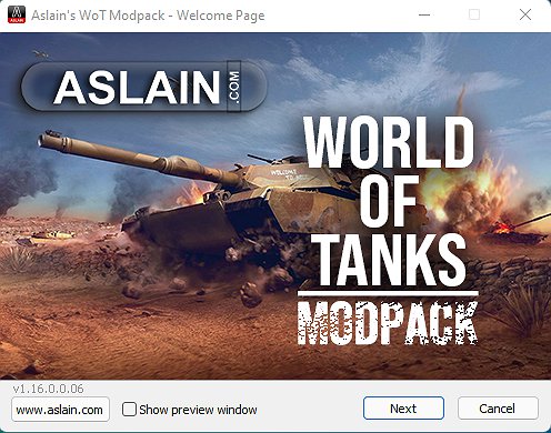 Aslains WoT Modpack