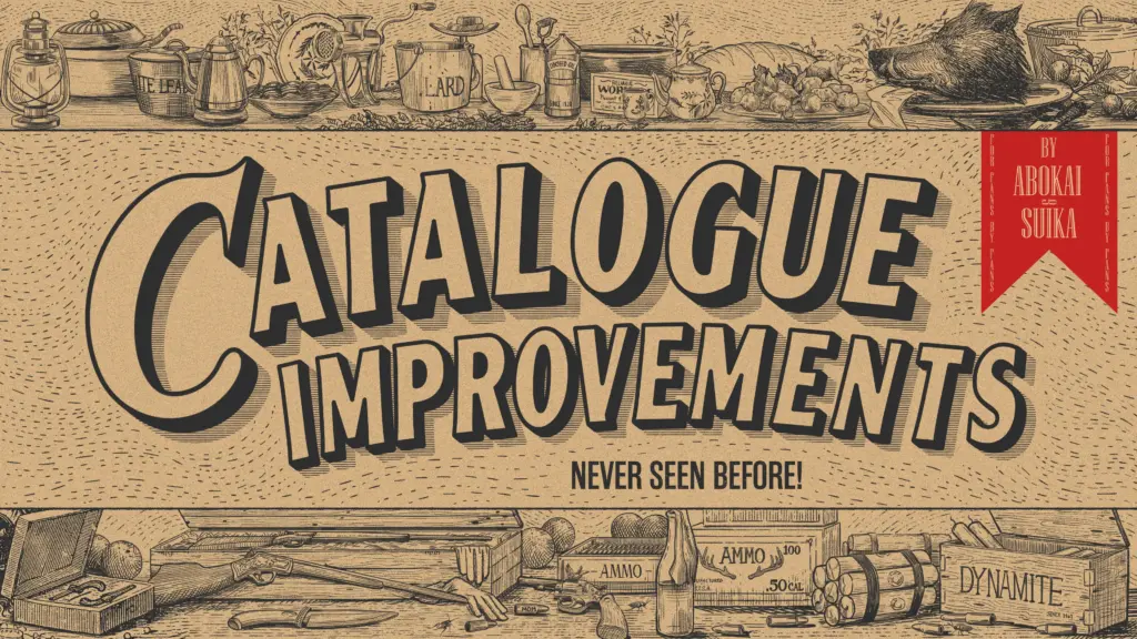 Catalogue Improvements V1.1