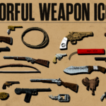 Colorful-Weapon-Icons
