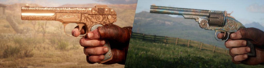 Copper and Tempered Steel Gun Metal