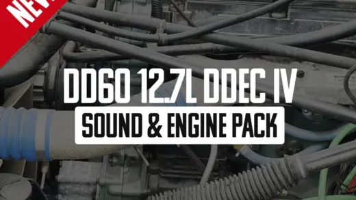 DD60 12.7L (DDEC IV) Sound & Engine Pack v1.1 1.57