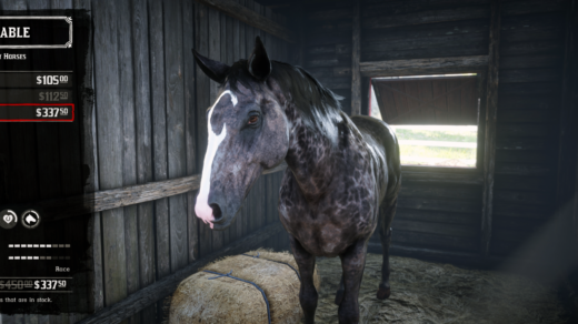 Dappled-Black-Thoroughbred