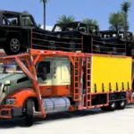 Kenworth T880 Car Hauler + Trailer v2.02