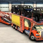 Kenworth T880 Car Hauler + Trailer v2.03