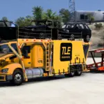 Kenworth T880 Car Hauler + Trailer v2.04