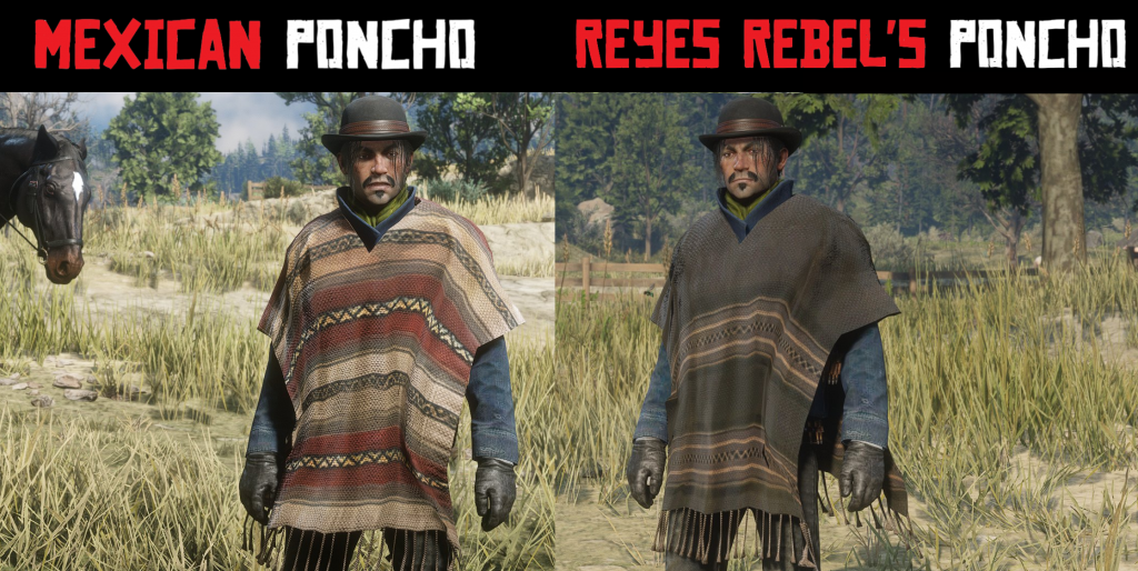 Mexican Poncho and Reyes Rebel’s poncho for Javier