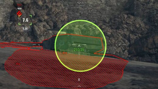 More Visible Aiming Circle