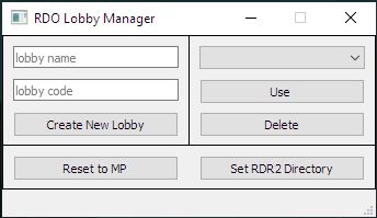 RDO-Lobby-Manager