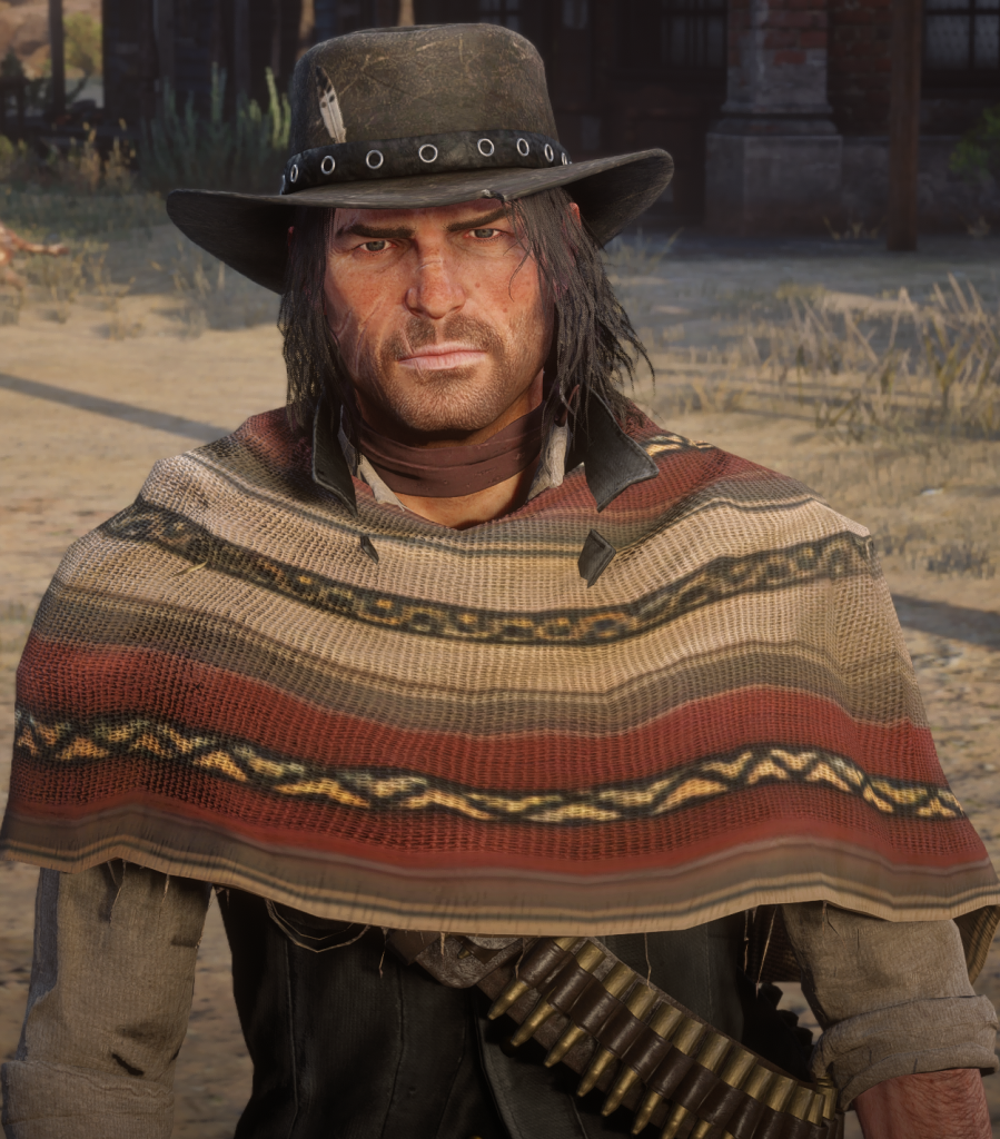 RDR1 Short Mexican Poncho for Javier