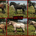 Realistic-Draft-Horses