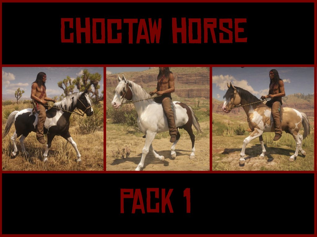 Realistic Native American Horses V1.1