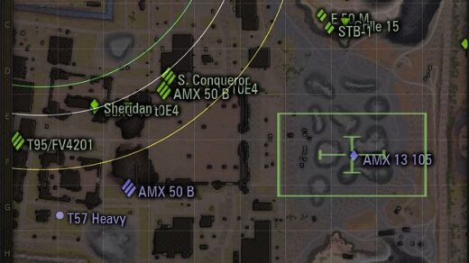 Strategic Reticle for SPG Minimap