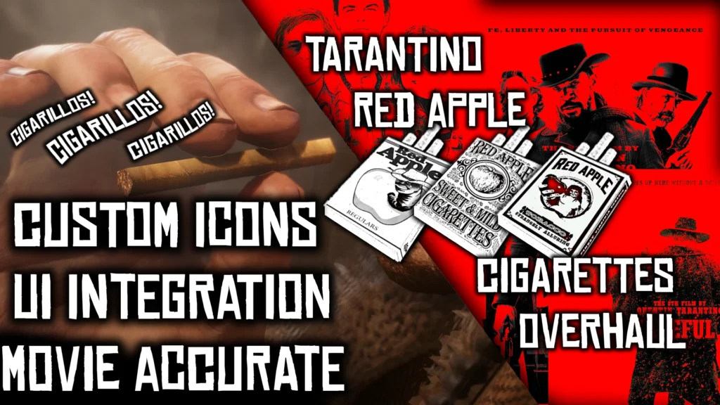 Tarantino Red Apple Cigarettes Overhaul – UI and Icon Update V5.0