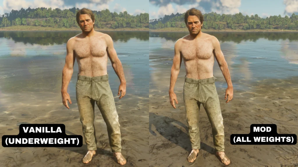 Underweight Body for Arthur Morgan V2.0