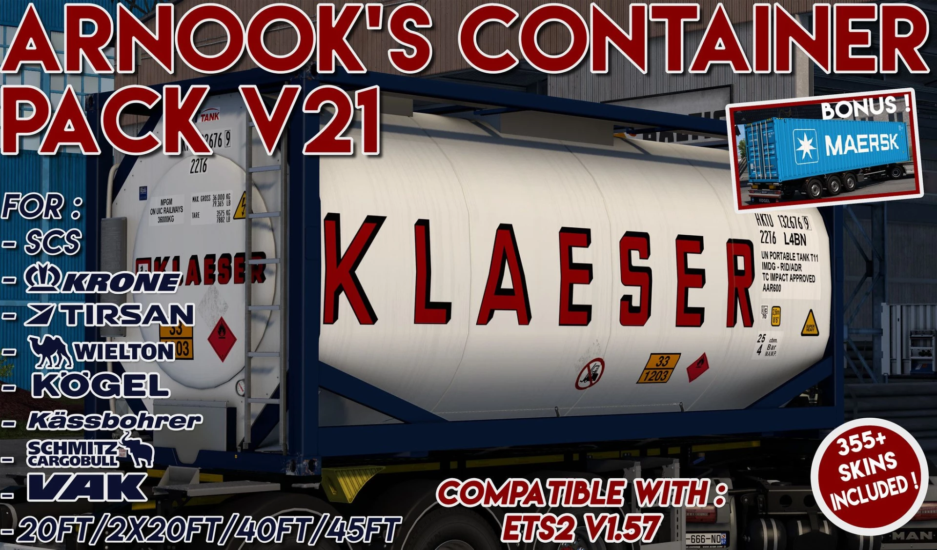 Arnook's Container Pack v21