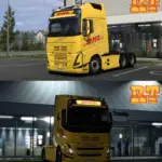DHL Skins for Volvo FH 4/5/6 v1.0