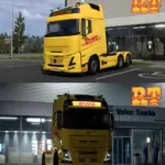 DHL Skins for Volvo FH 4/5/6 v1.0