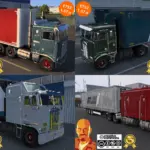 KENWORTH K100 v7.0 ETS2 1.57.x