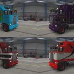 KENWORTH K100 SKINS PACK v7.0