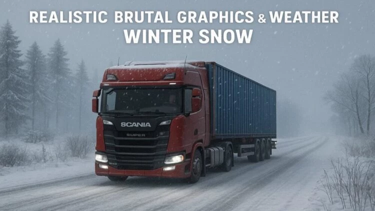 Realistic Brutal Graphics & Weather Winter Snow V2.9