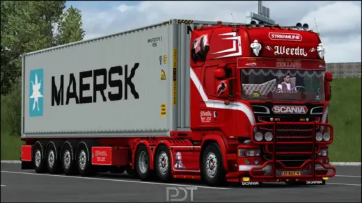 Scania R450 + Trailer "Weeda Penoza" v11 1.57