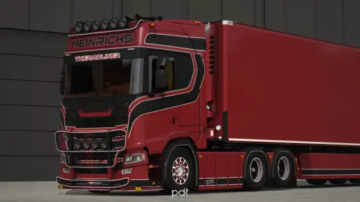 Scania S650 Heinrichs Thermoliner + Trailer v6.0 1.57