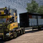 Scania V8K Wolverine R520 + Trailer v1.57