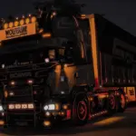 Scania V8K Wolverine R520 + Trailer v1.57