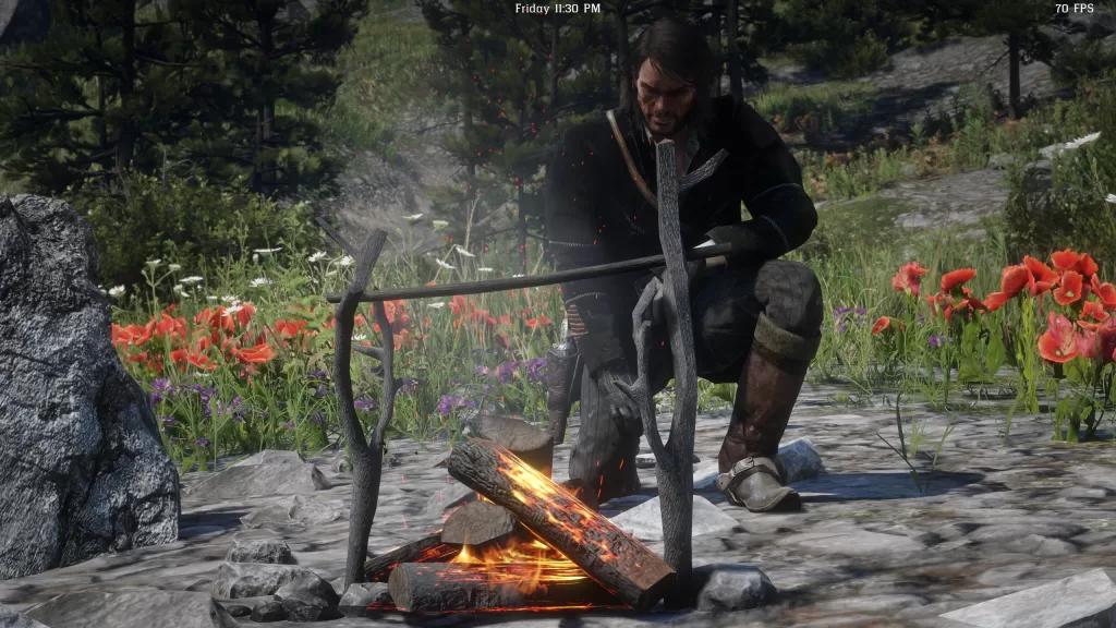 Small mountain shelter for john