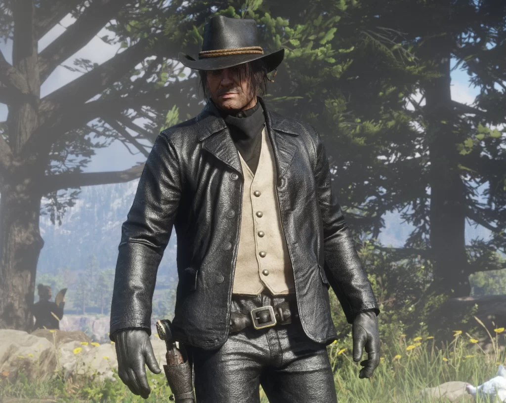 Black leather clothes V1.3