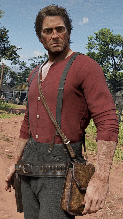 Clean Union Suits and Black Suspenders and John’s Satchel for Arthur plus Bonus V1.0
