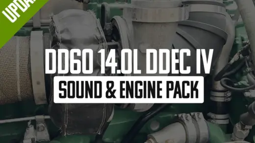 DD60 14.0L (DDEC IV) Sound & Engine Pack v1.0