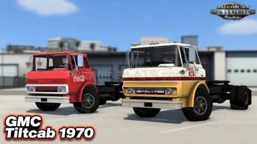 GMC Tiltcab 1970 Truck + Interior v1.0