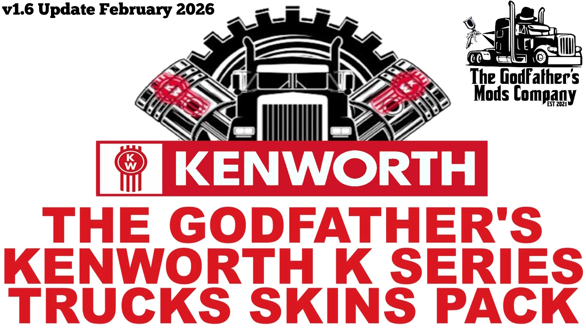 The Godfather's K Series Trucks Skins Pack V1.6