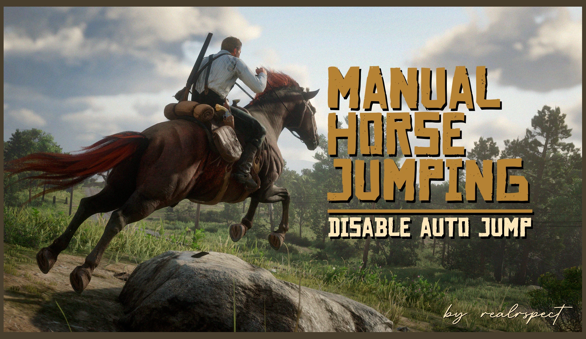 Manual Horse Jumping - Disable Horse Auto Jump