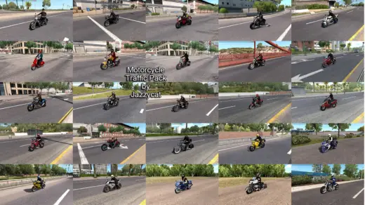 Motorcycle Traffic Pack