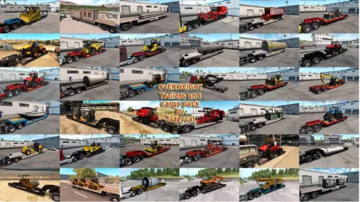 Overweight Trailers and Cargo Pack by Jazzycat v6.2.1