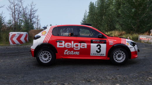 PEUGEOT 208 Rally 4 Inspiration 205 BELGA TEAM1