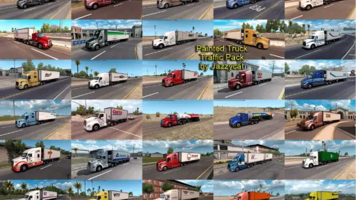 Painted Truck Traffic Pack by Jazzycat v6.1.143