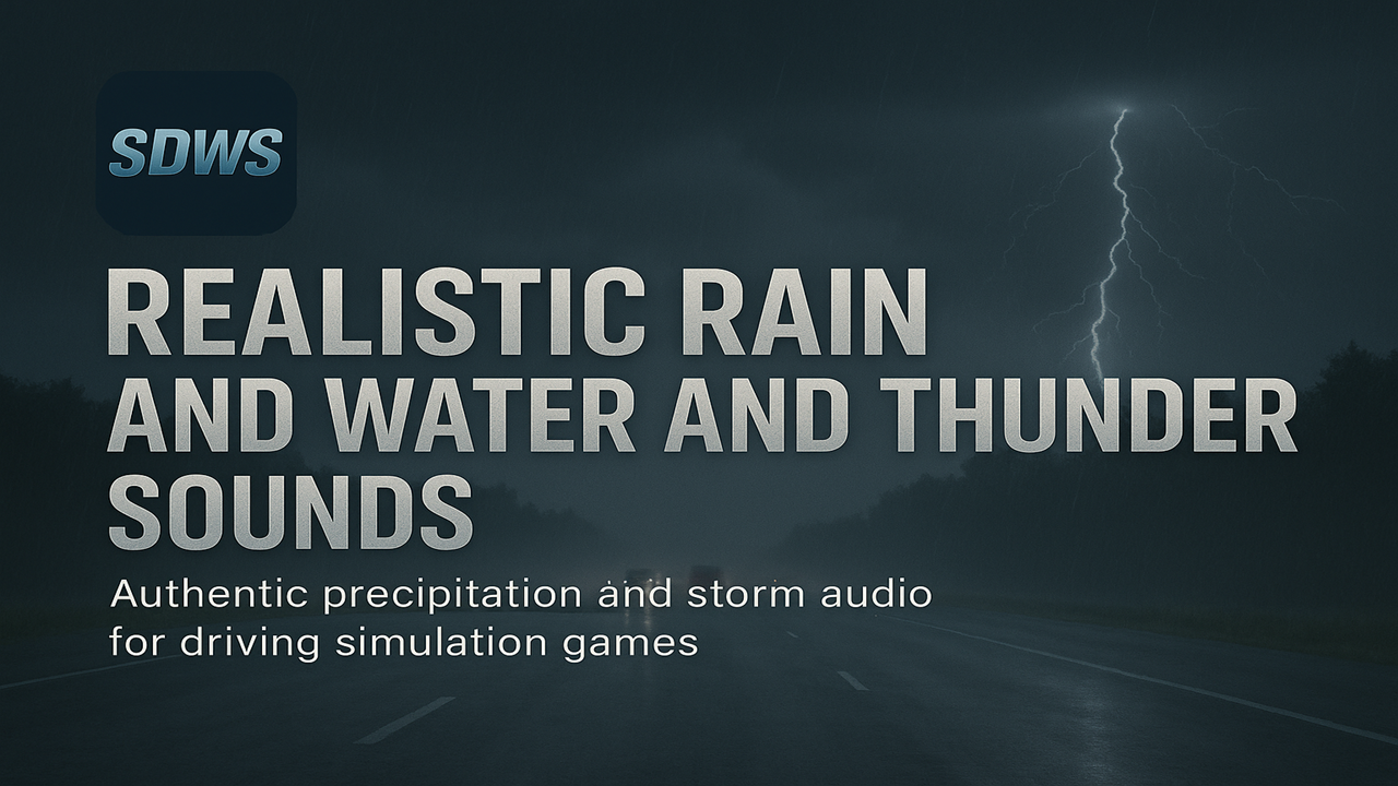 Realistic Rain & Thunder Sounds V9.2
