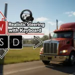 Realistic Steering with Keyboard