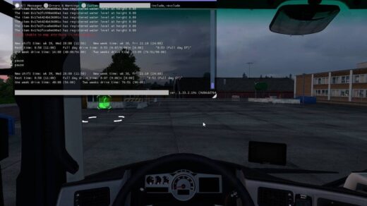 Simple Tachograph for ETS2 ATS v1.8.2