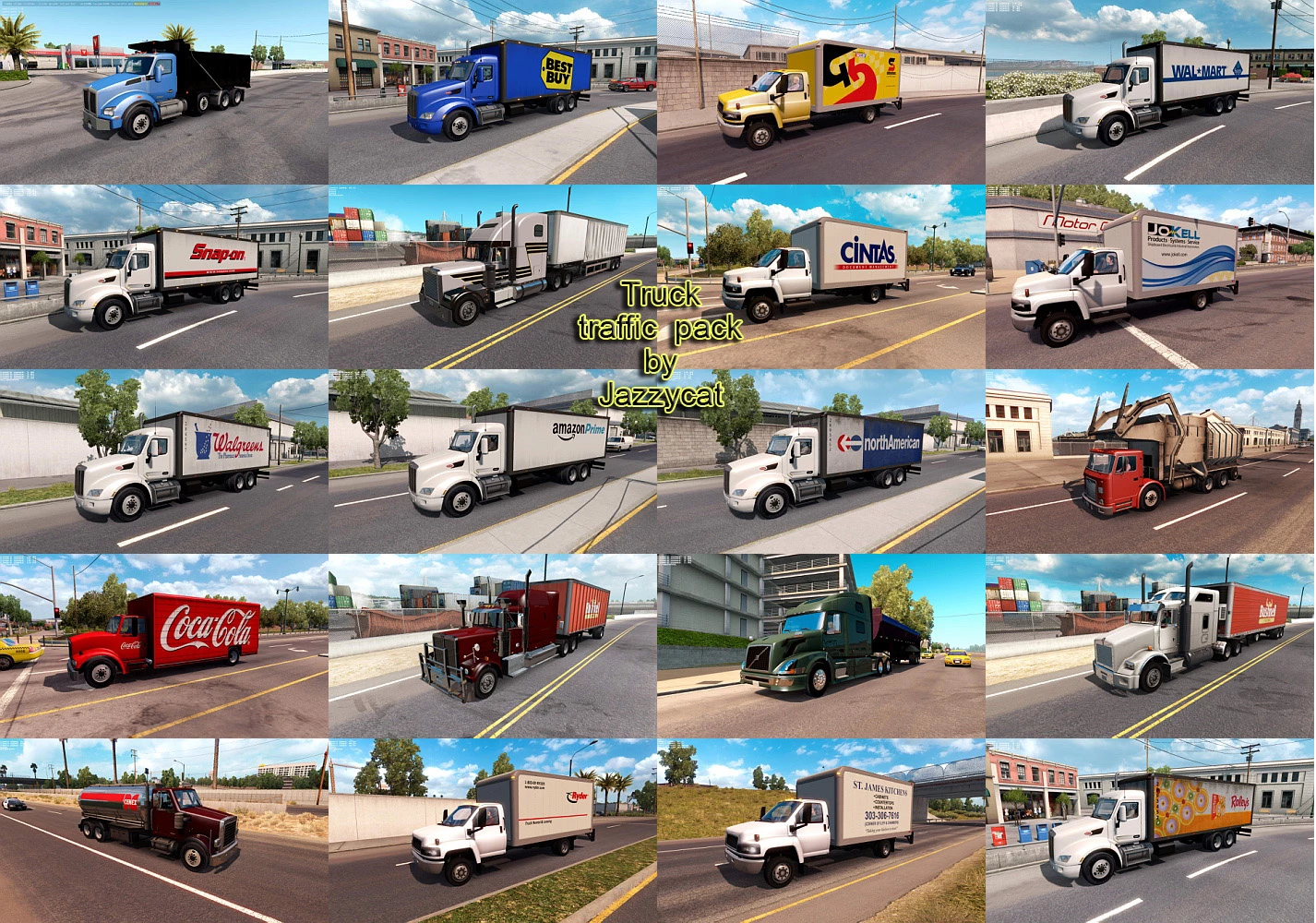 Truck Traffic Pack by Jazzycat v3.5.11