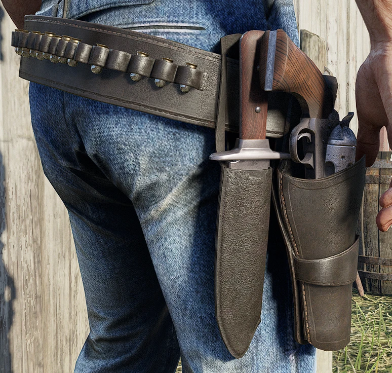 Upgraded Knife Sheath and John’s Suspenders for Arthur V1.0.1